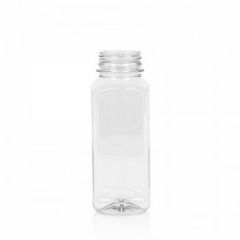250 ml Juice Square PET transparent 38mm
