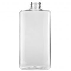 500 ml Basic Rectangle PET transparent 28.410